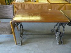 Cast Iron Based Pub Table
