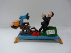 Cast Iron Mechanical Money Box