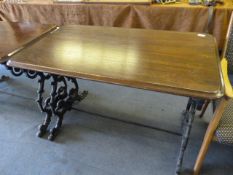 Cast Iron Based Pub Table