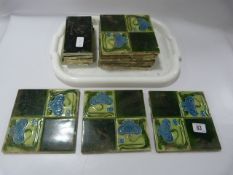 Quantity of Art Nouveau Wall Tiles