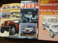 4 Hard Backed Books Relating to Jeeps