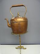 Copper Teapot & Trivet