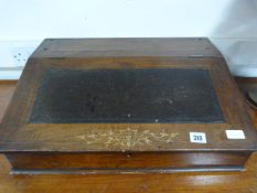 Mahogany Inlaid Writing Slope