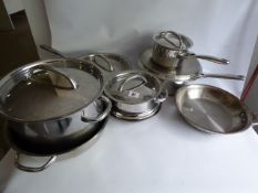 *KS Stainless Steel 13 Piece Cookware Set