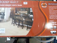 *3 Packs of Golden Select Click Luxury Vinyl Tiles  - Each Pack Contains 1.798 M2