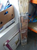 *Pack of Forester Engineered Laminate Flooring and a Pack of Travertine Flooring