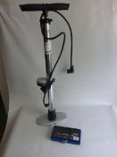 *41 Piece Quarter Inch Drive Mini Rachet and Bit Set and a Bicycle Pump A/F