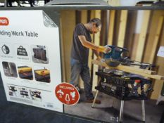 *KETER FOLDING WORKTABLE