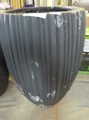 *DECORATIVE FLUTED VASE