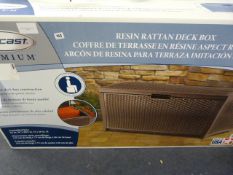 *SUNCAST DECK BOX 122 GAL