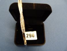 Bangle with White Stones