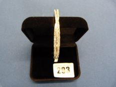 Bangle with White Stones