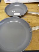 *GREENPAN 2PC FRYPAN SET