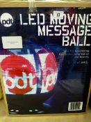 *MOVING MESSAGE BALL