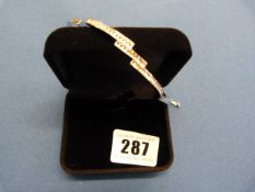 Bangle with Pink Stones