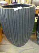 *DECORATIVE FLUTED VASE