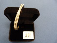 Bangle with White Stones