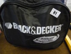 *BLACK AND DECKER DUST BUSTER
