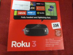 *ROKU 3 STREAMING PLAYER
