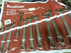 11 Piece Combination Spanner Set