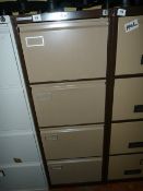 Coffee & Cream 4 Drawer Foolscap Filing Cabinet