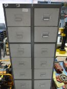 14 Drawer Steel Storage Unit