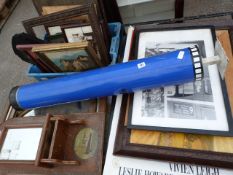 Pallet Containing Assorted Prints - Illuminated Ice Cream Sign - Mirrors etc