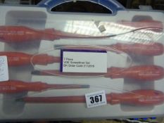 7 Piece VDE Electrician's Screw Driver Set