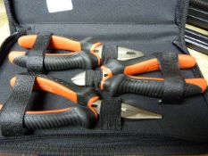3 Piece Plier & Snip Set in Carry Case