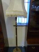 Deco Standard Lamp with Cream Shade