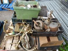 Pallet Containing Copper & Brassware