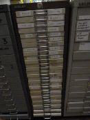 Bisley 30 Drawer Storage Unit (Coffee & Cream)