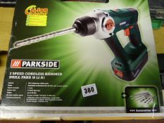 Parkside 2 Speed Hammer Drill Model Number PABH18LA1