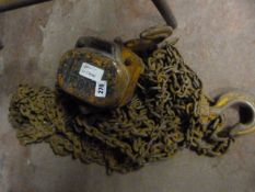 Set of 1 Ton Chain Blocks