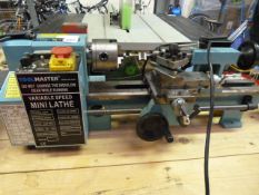 Tool Master Variable Speed Mini Lathe Model Number L941