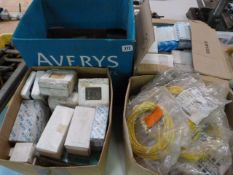 4 Boxes of Assorted of Electrical Components - Gauges etc