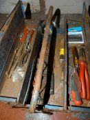Blue Cantilever Tool Box & Contents