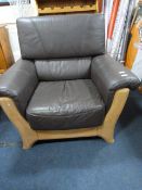 Brown Leather Chair