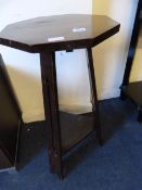 Oak Arts & Crafts Style Plant Stand