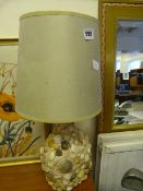 Table Lamp with Shell Base