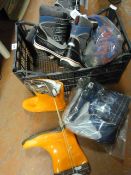 Box Containing Assorted Snow Shoes - 7 Assorted Pairs & Sizes