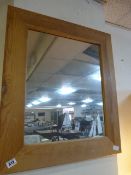 Pine Framed Wall Mirror