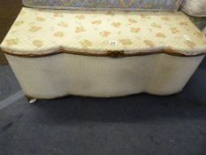 Lloyd Loom Style Ottoman