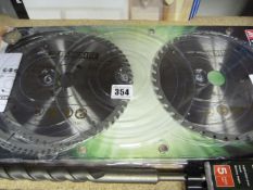 Pack of 3 210 mm x 30 mm x 2.6 mm TCT Cutting Discs