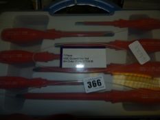 7 Piece VDE Electrician's Screw Driver Set