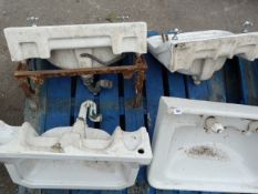 Pallet Containing 4 Assorted Wash Hand Basins