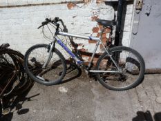 Gents Silver and Blue Matrix Concept Cycle