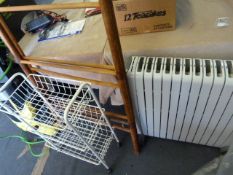 Vintage Clothes Horse - Vegetable Rack - Clothes Horse & Oil Filled Radiator