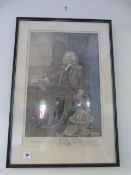 Framed Print of Captain Thomas Coram