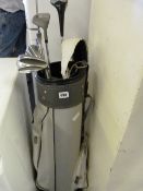 Set of Wilson Golf Clubs comprising of 4 Irons - 2 Woods & Carry Bag